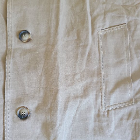 Like New Mikastudio Linen Trenchcoat, size M - Picture 4 of 6